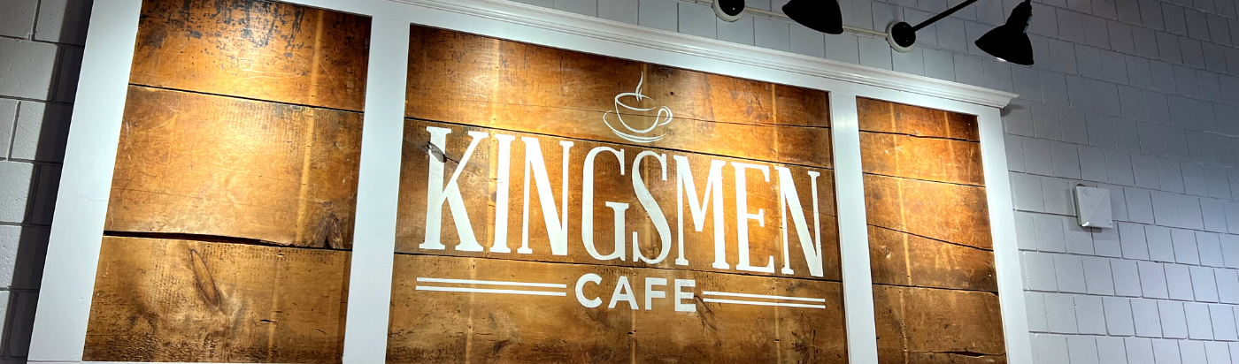 Community Kingsmen Cafe Banner