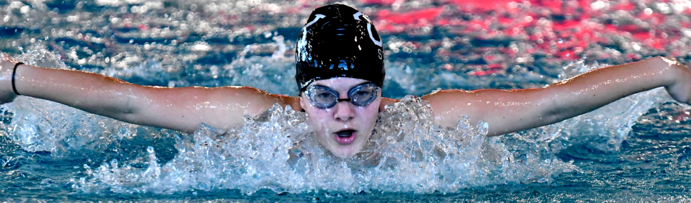 Athletics Swim Results Banner