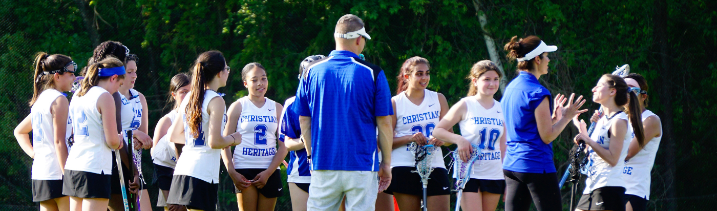 Athletics Girls Lacrosse Results Banner